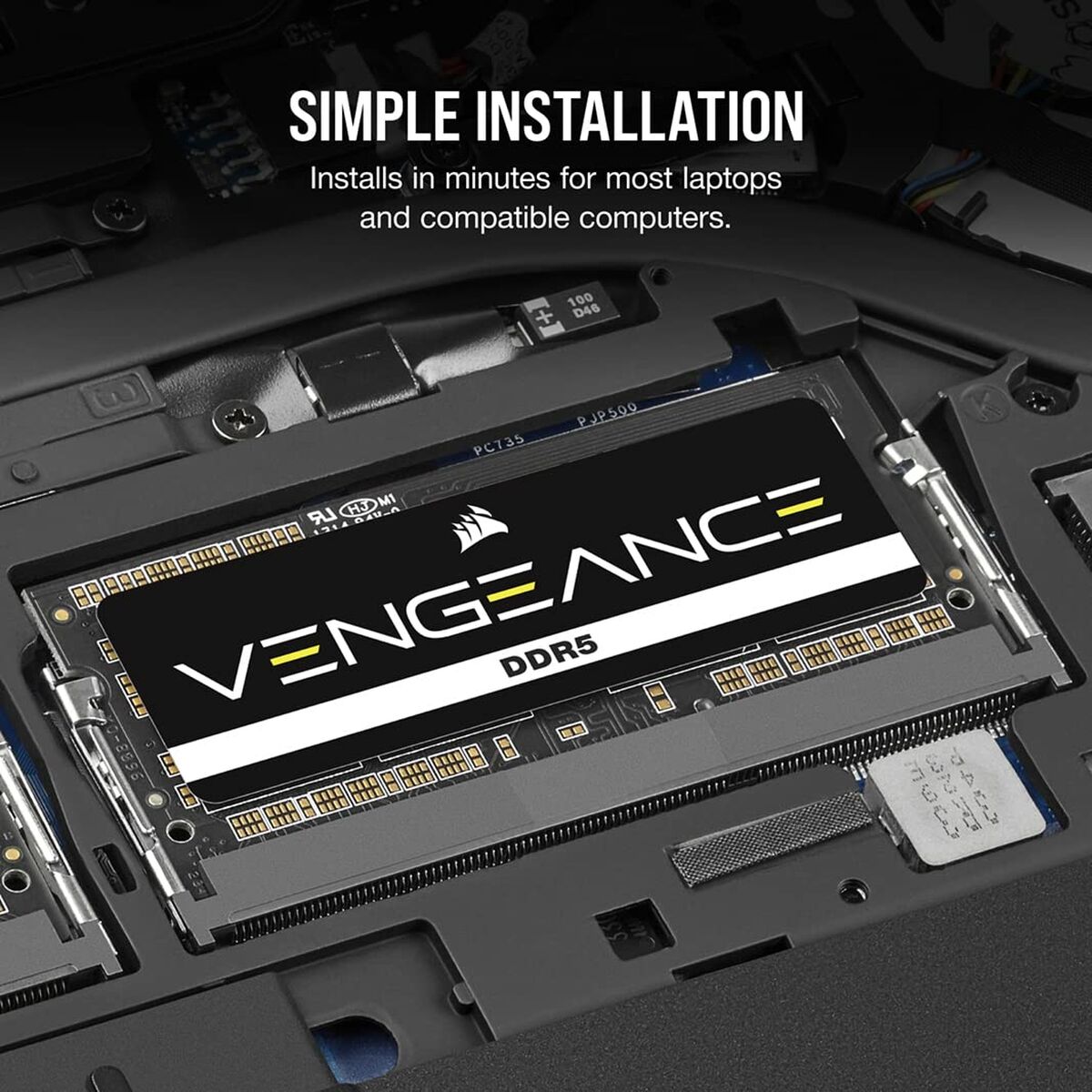Memory slots Corsair 16 GB DDR5 SDRAM DDR5 5200 MHz