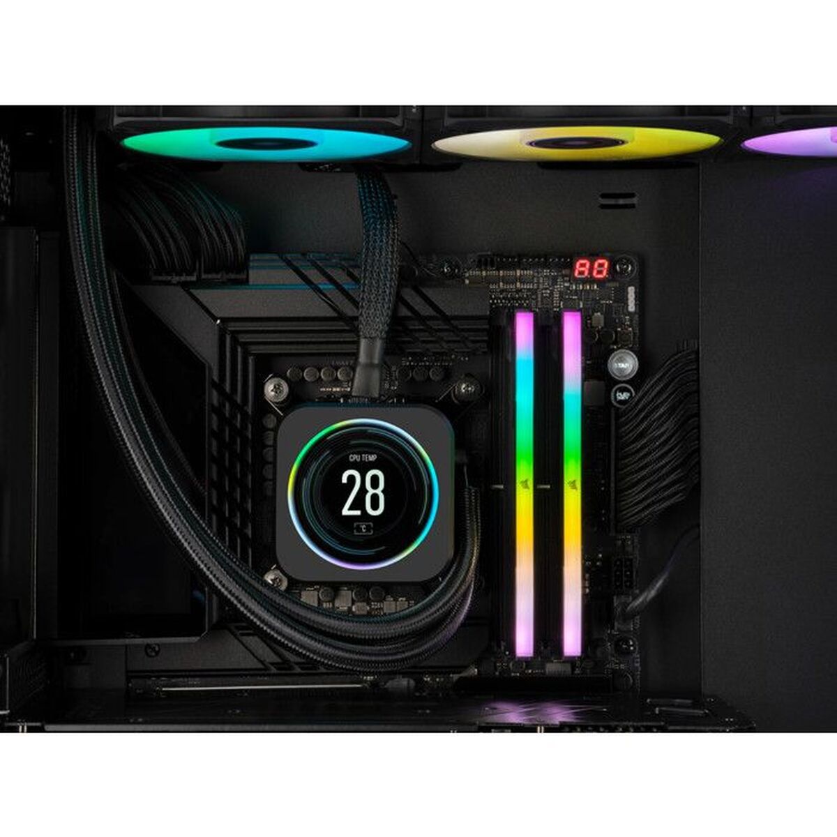 RAM Memory Corsair VENGEANCE RGB CMH32GX5M2B6000C38 32 GB DDR5 SDRAM DDR5 6000 MHz