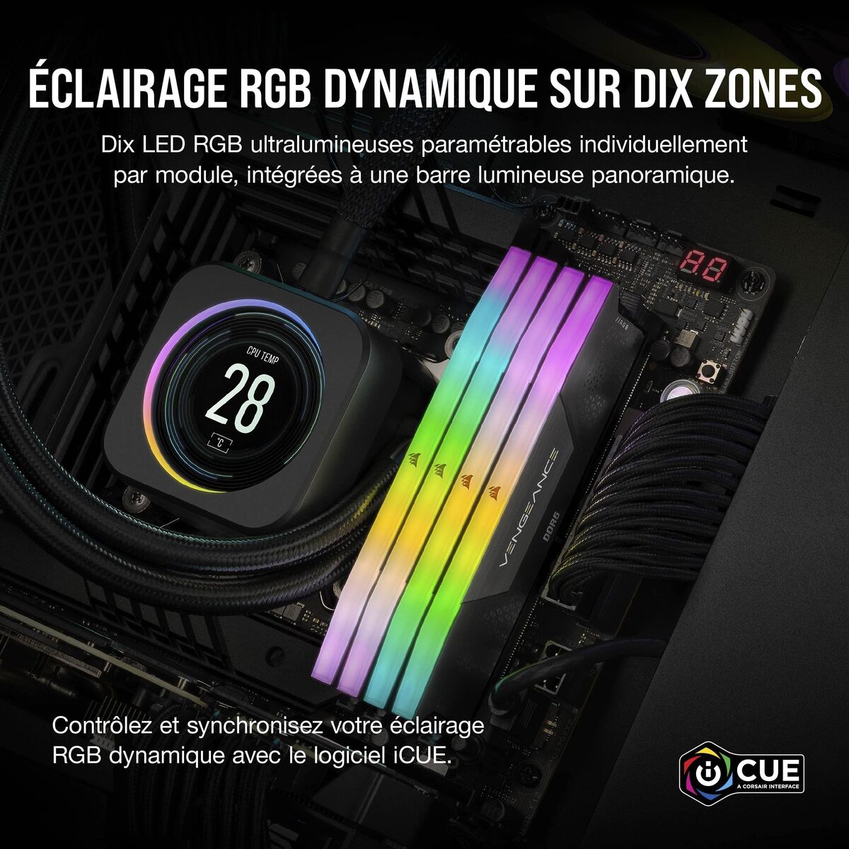 RAM Memory Corsair 1867488 64 GB DDR5 5200 MHz CL40