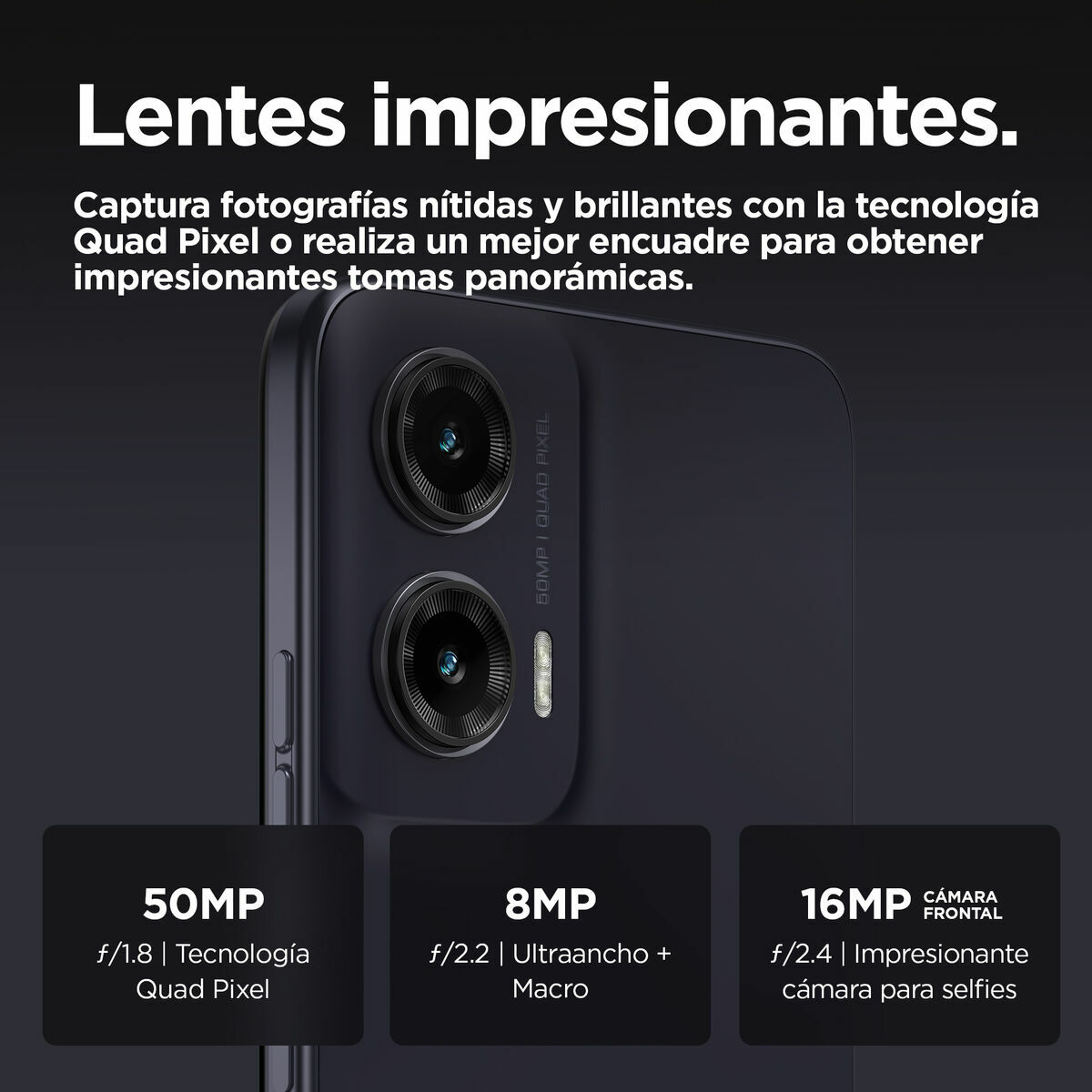 Smartphone Motorola PB3K0023ES 6,72″ Unisoc 8 GB RAM 256 GB Black