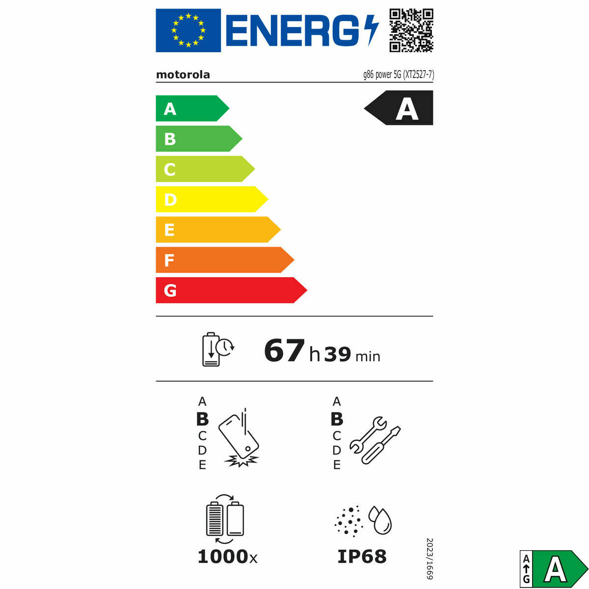 Smartphone Motorola PB8X0012SE 8 GB RAM 6,67″ 512 GB Blue