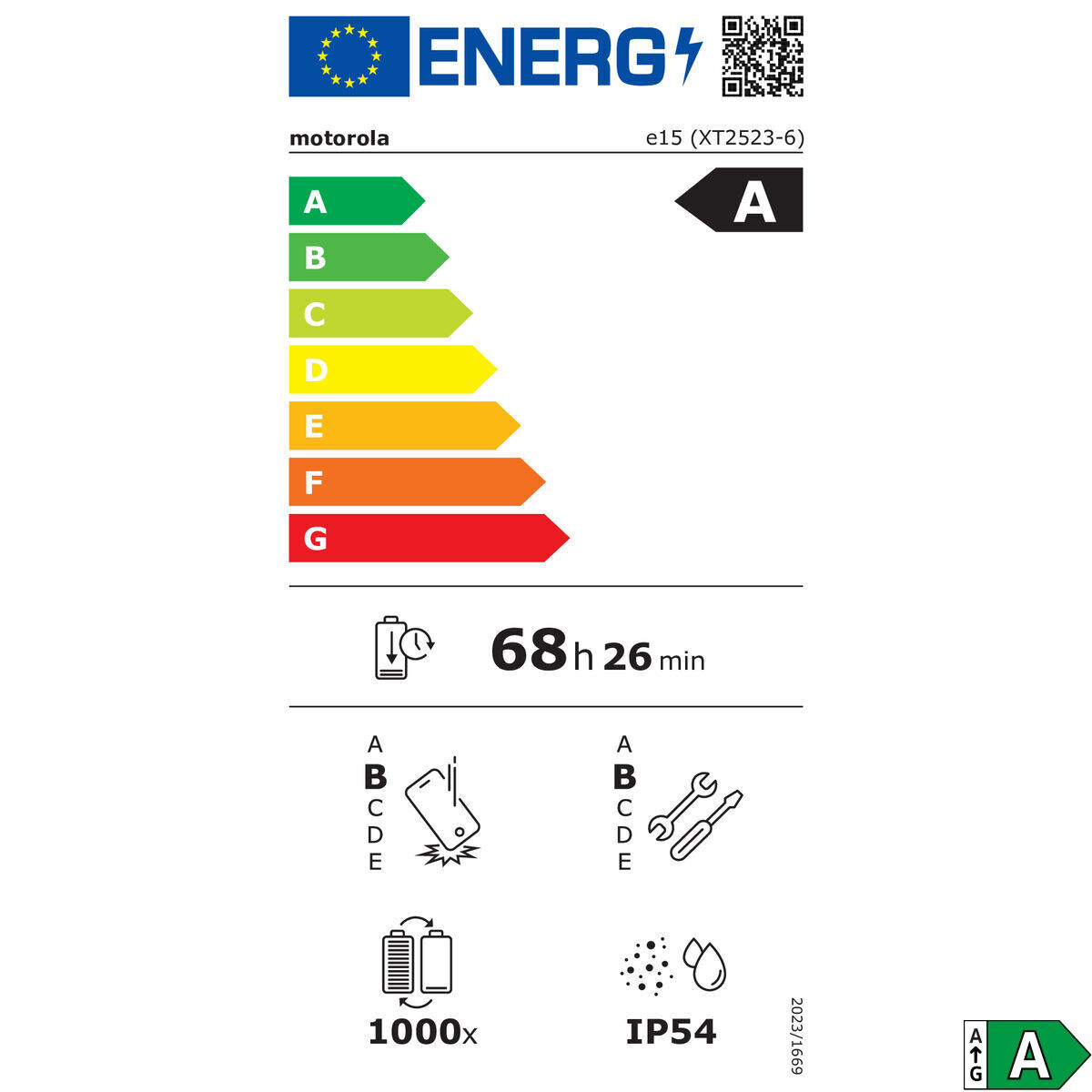 Smartphone Motorola moto e15 6,67″ Octa Core 2 GB RAM 64 GB Blue