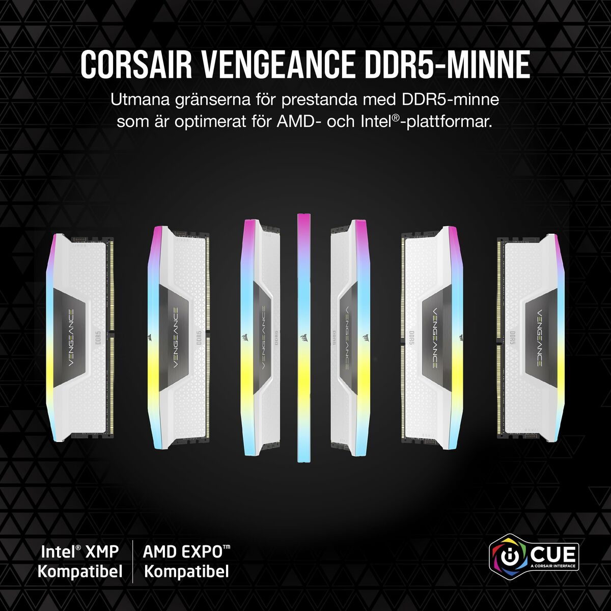 RAM Memory Corsair CMH32GX5M2B6400Z36W 32 GB DDR5 6400 MHz