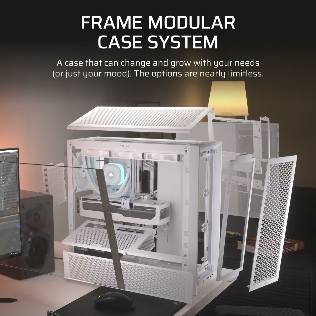 ATX Semi-tower Box Corsair White
