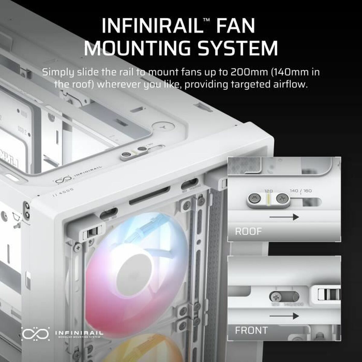 ATX Semi-tower Box Corsair White