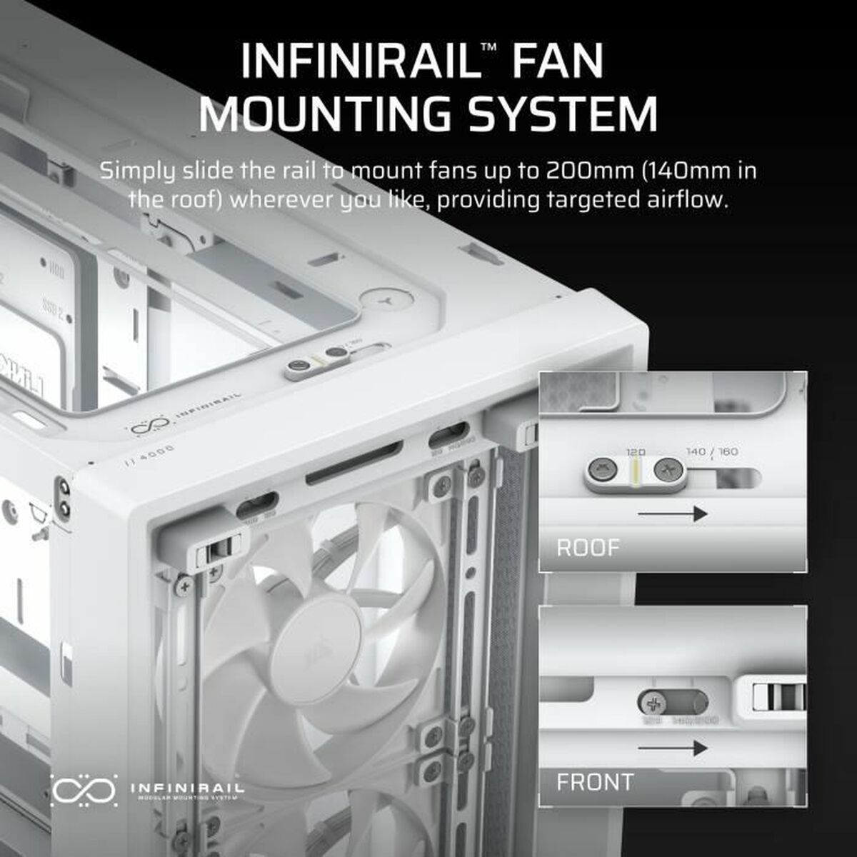 ATX Semi-tower Box Corsair White