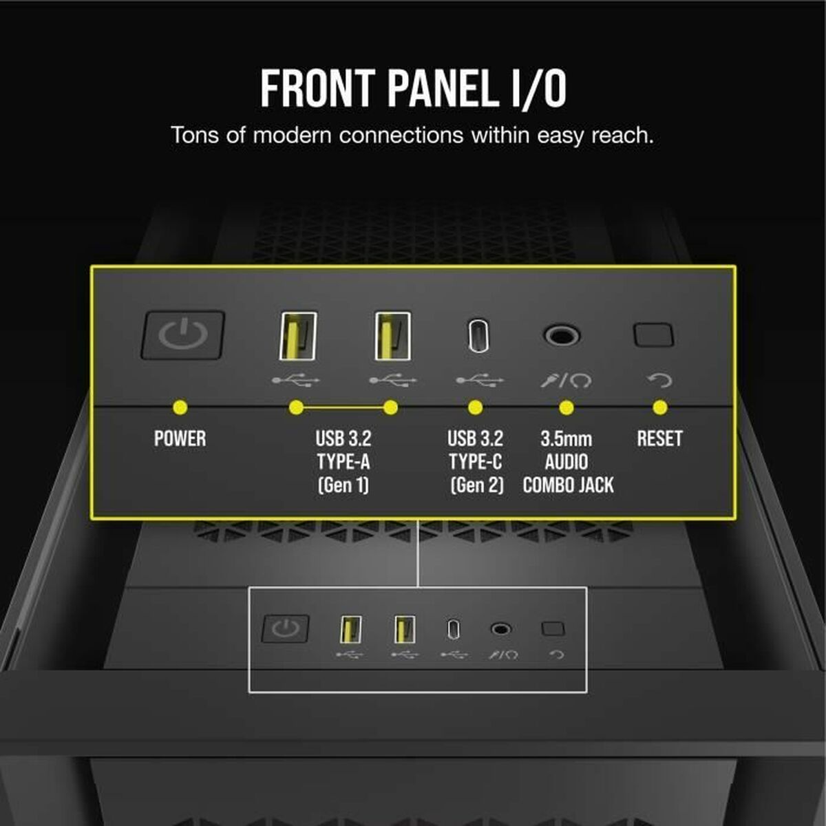 ATX Semi-tower Box Corsair Black