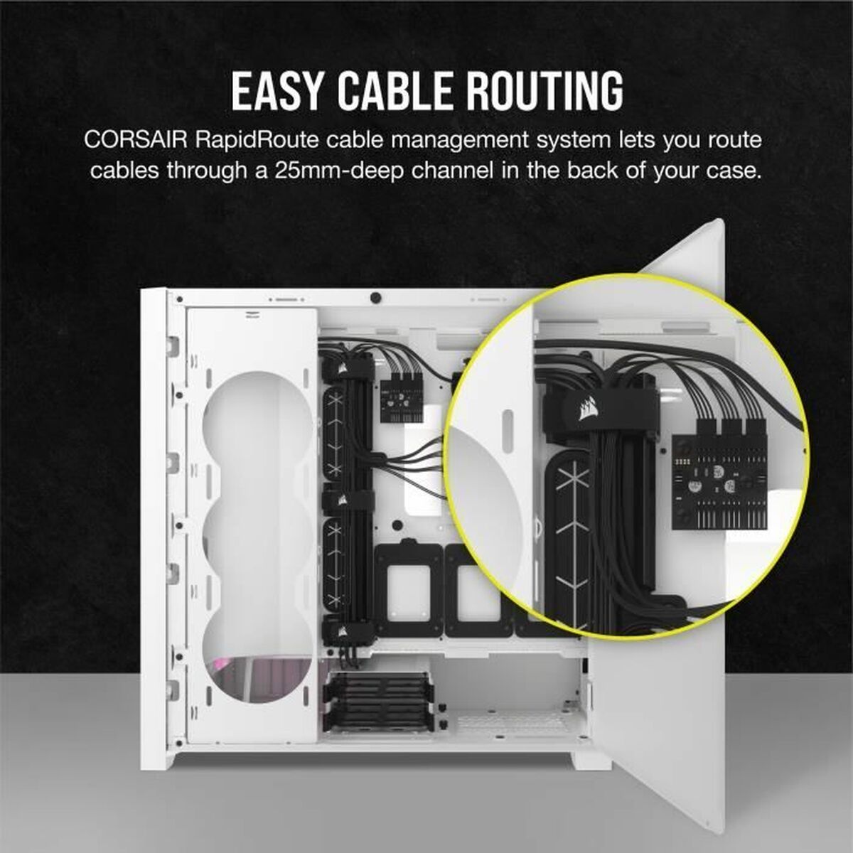 ATX Semi-tower Box Corsair White