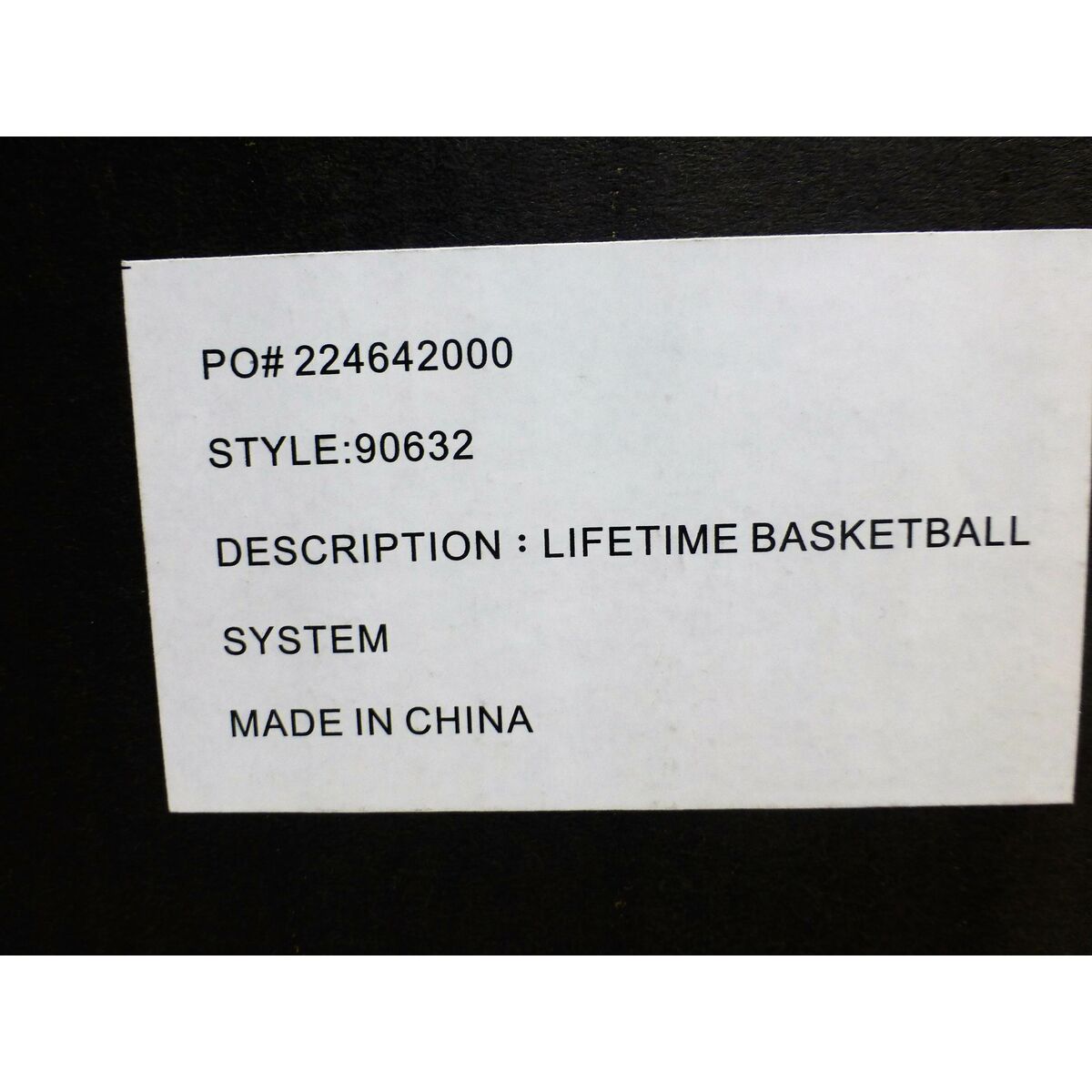 Basketball Basket Lifetime 112 x 305 cm