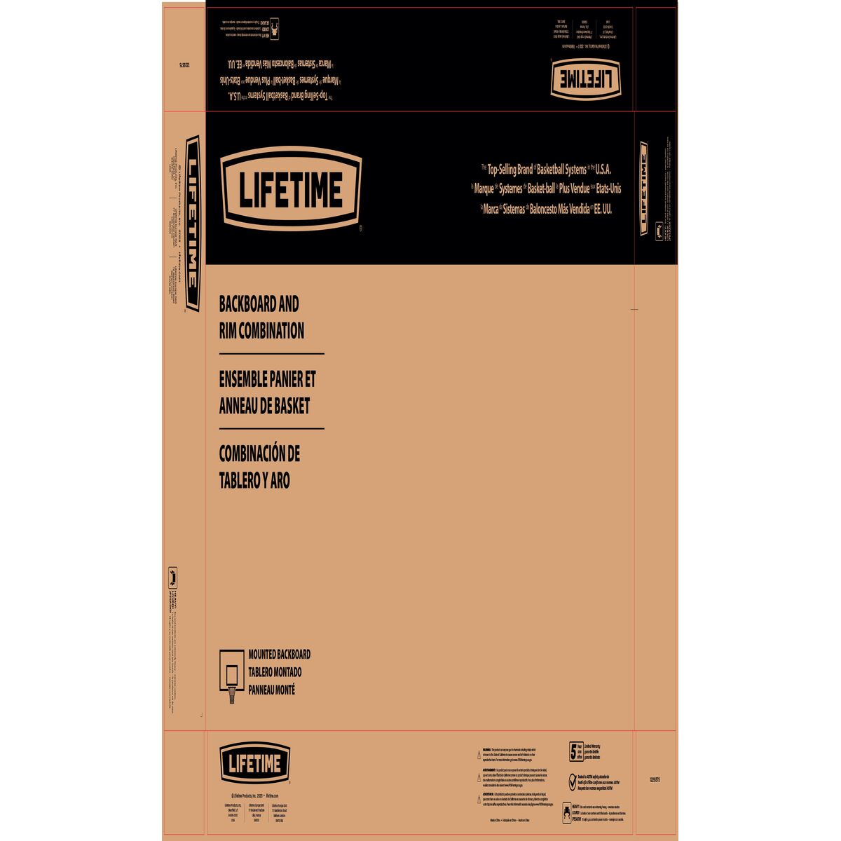 Basketball Basket Lifetime Lifetime 121 cm