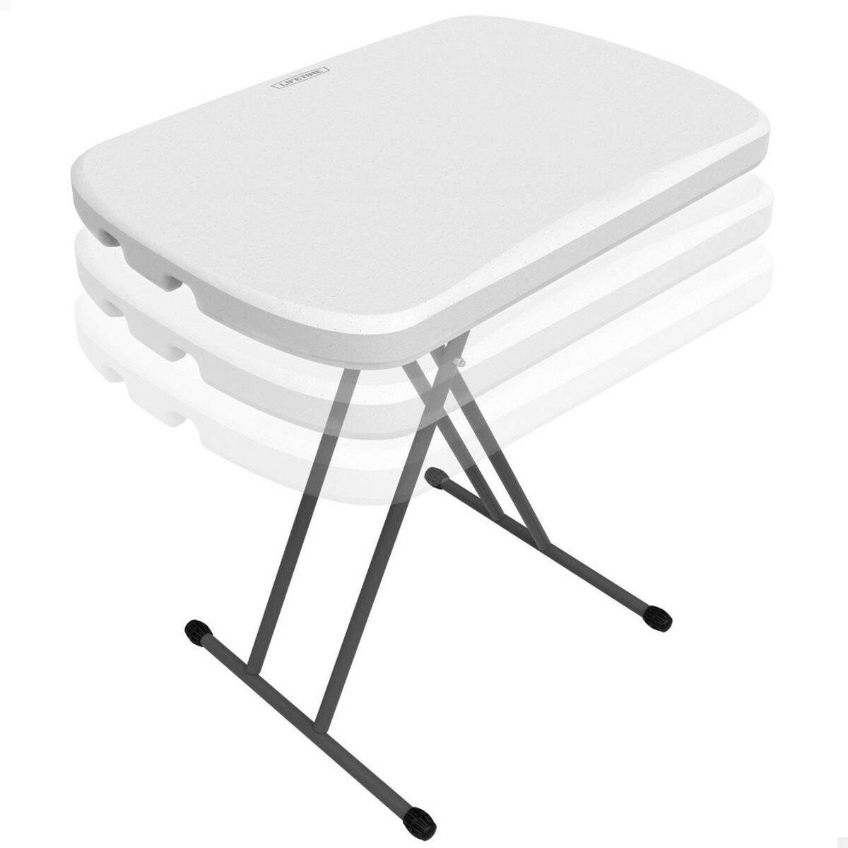 Picnic table Lifetime White Steel HDPE 66 x 71 x 46 cm Picnic table Lifetime White Steel HDPE 66 x 71 x 46 cm