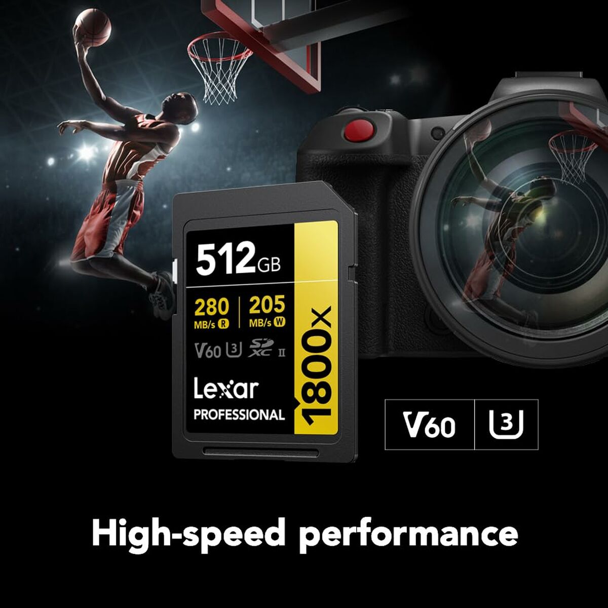 SD Memory Card Lexar LSD1800512G-BNNNG 512 GB