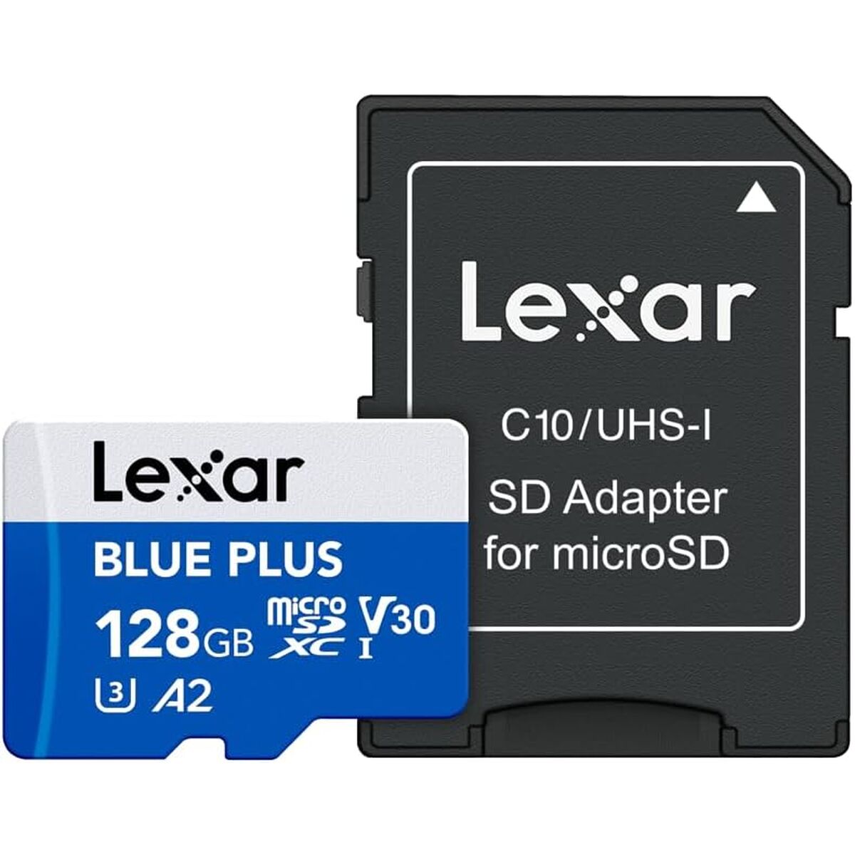 Micro SD Memory Card with Adaptor Lexar LMSBLPL128G-BNANG 128 GB
