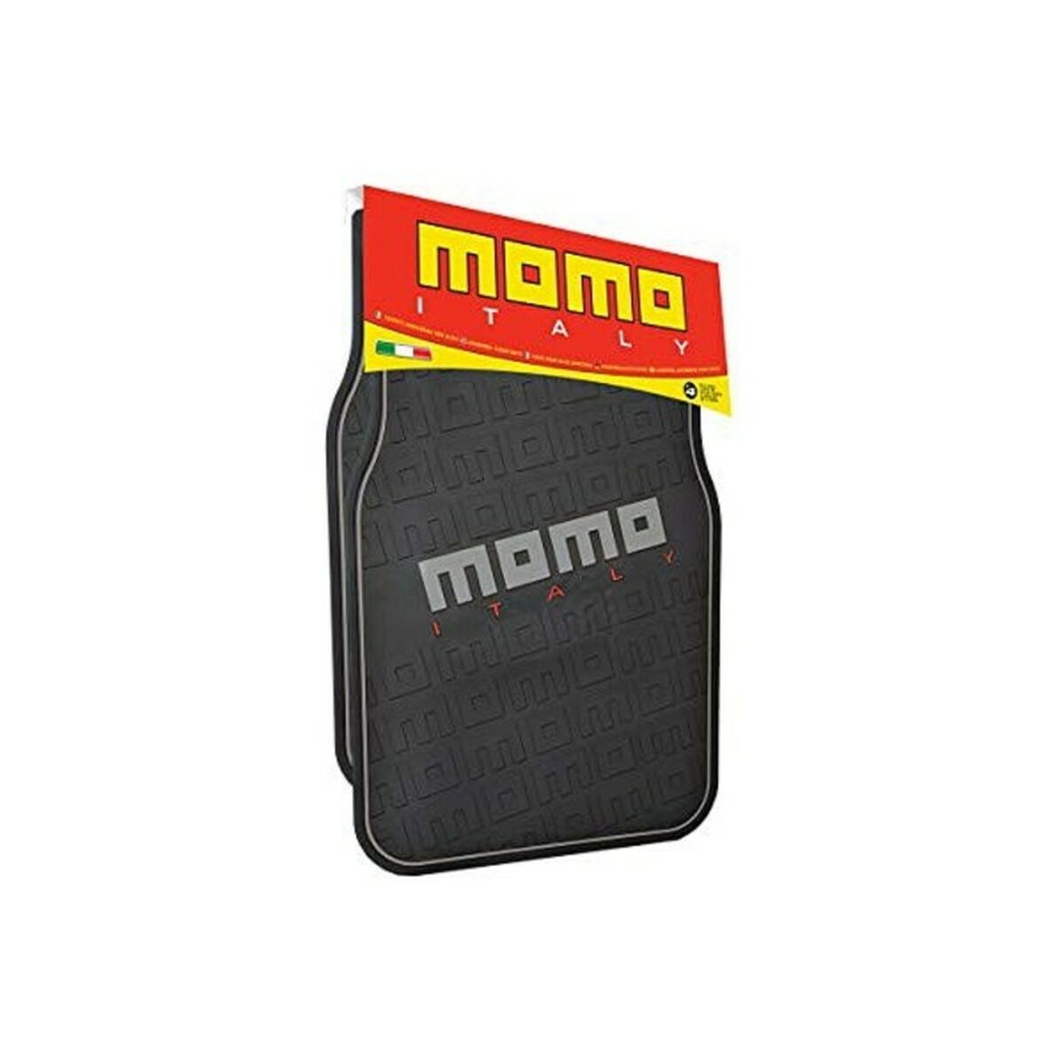 Car Floor Mat Set MOMO CM009BG Black/Red PVC Car Floor Mat Set MOMO CM009BG Black/Red PVC