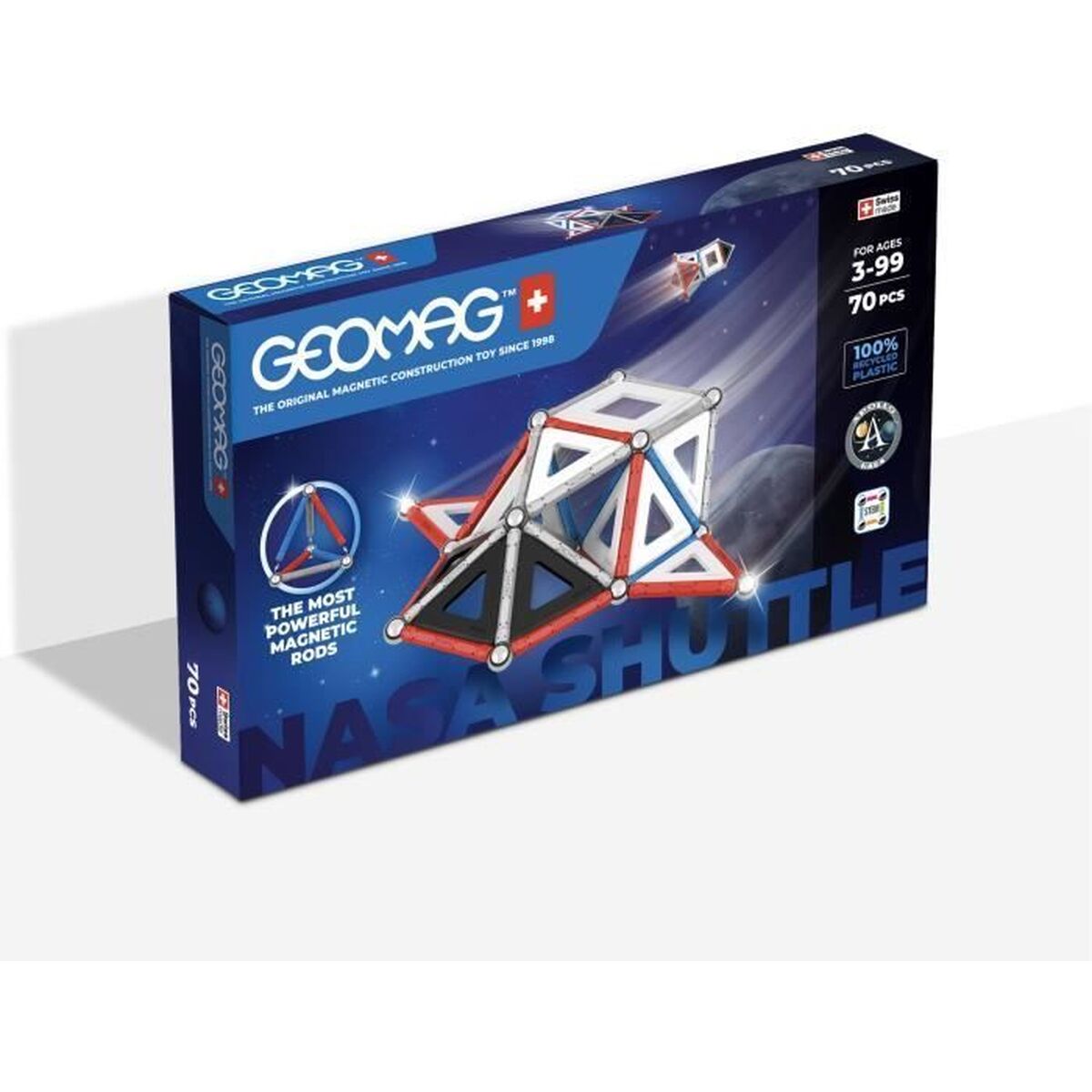 Construction set Geomag Nasa Shuttle 70 piezas