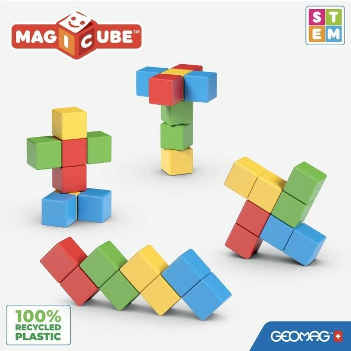 Construction set Geomag Magicube Recycled Creative Set