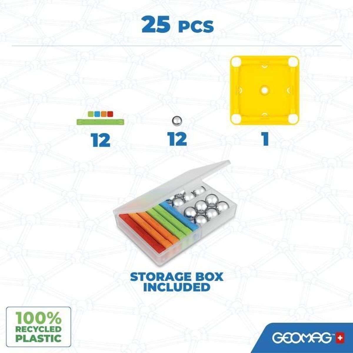 Construction set Geomag 25 Pieces