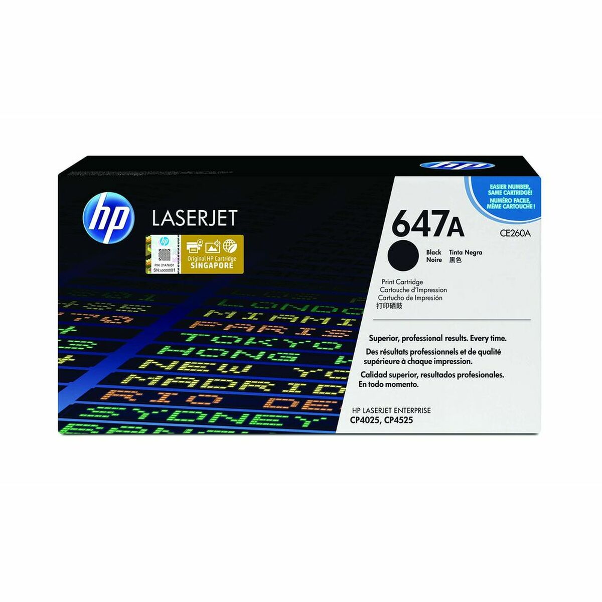 Original Toner HP CE260A Black (1 Unit) Original Toner HP CE260A Black (1 Unit)