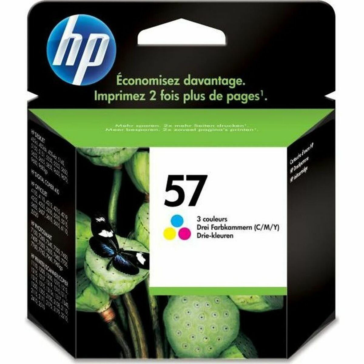 Original Ink Cartridge HP 57 Yellow Cyan Magenta Original Ink Cartridge HP 57 Yellow Cyan Magenta