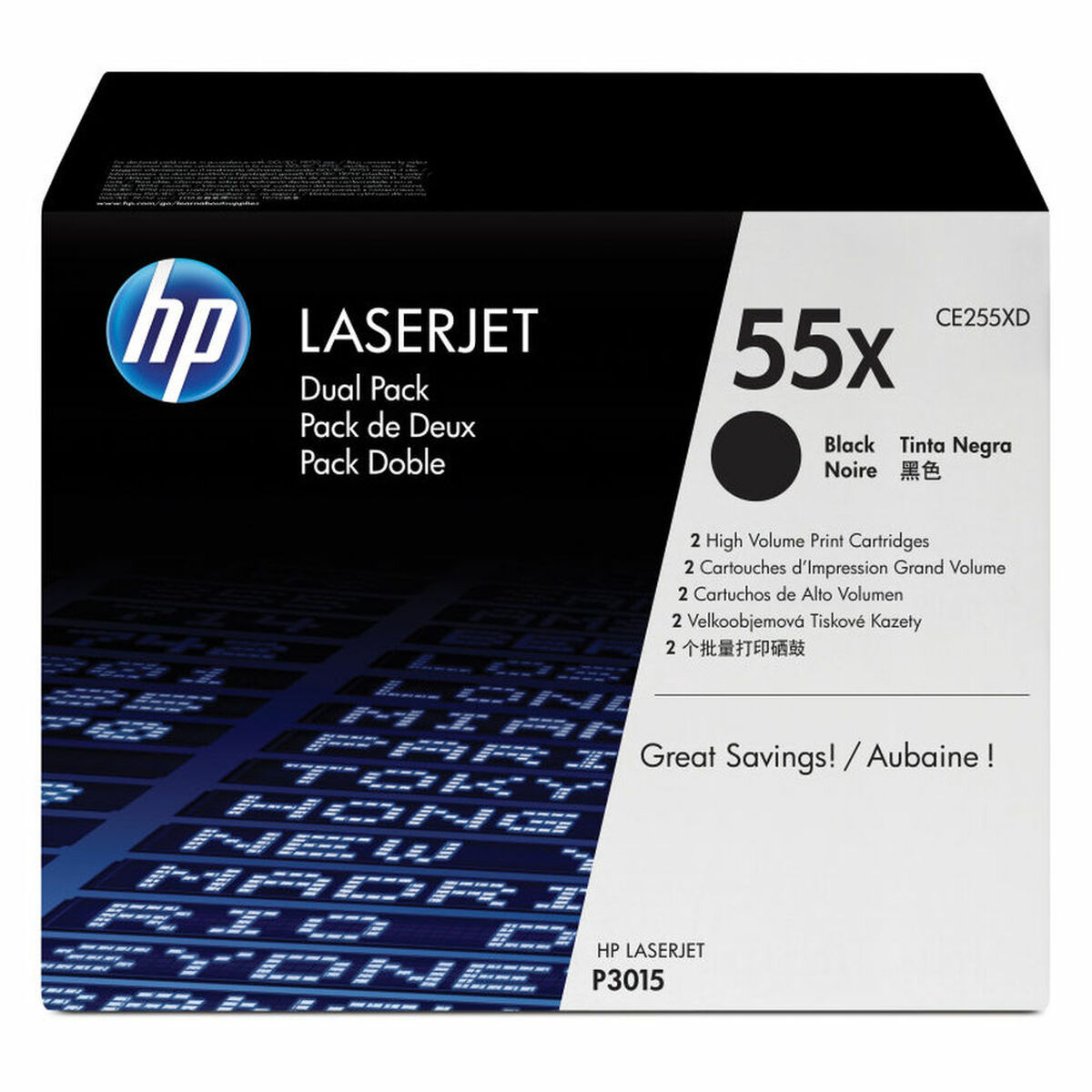 Toner HP CE255XD Black Toner HP CE255XD Black