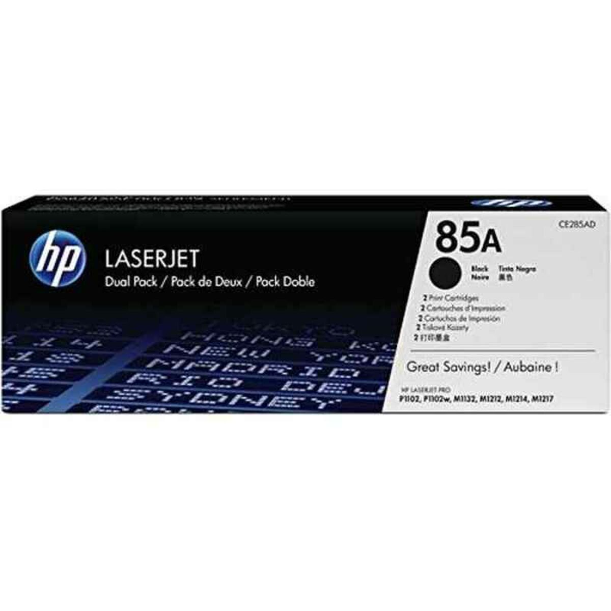 Toner HP CE285AD (2 uds) Toner Black Toner HP CE285AD (2 uds) Toner Black