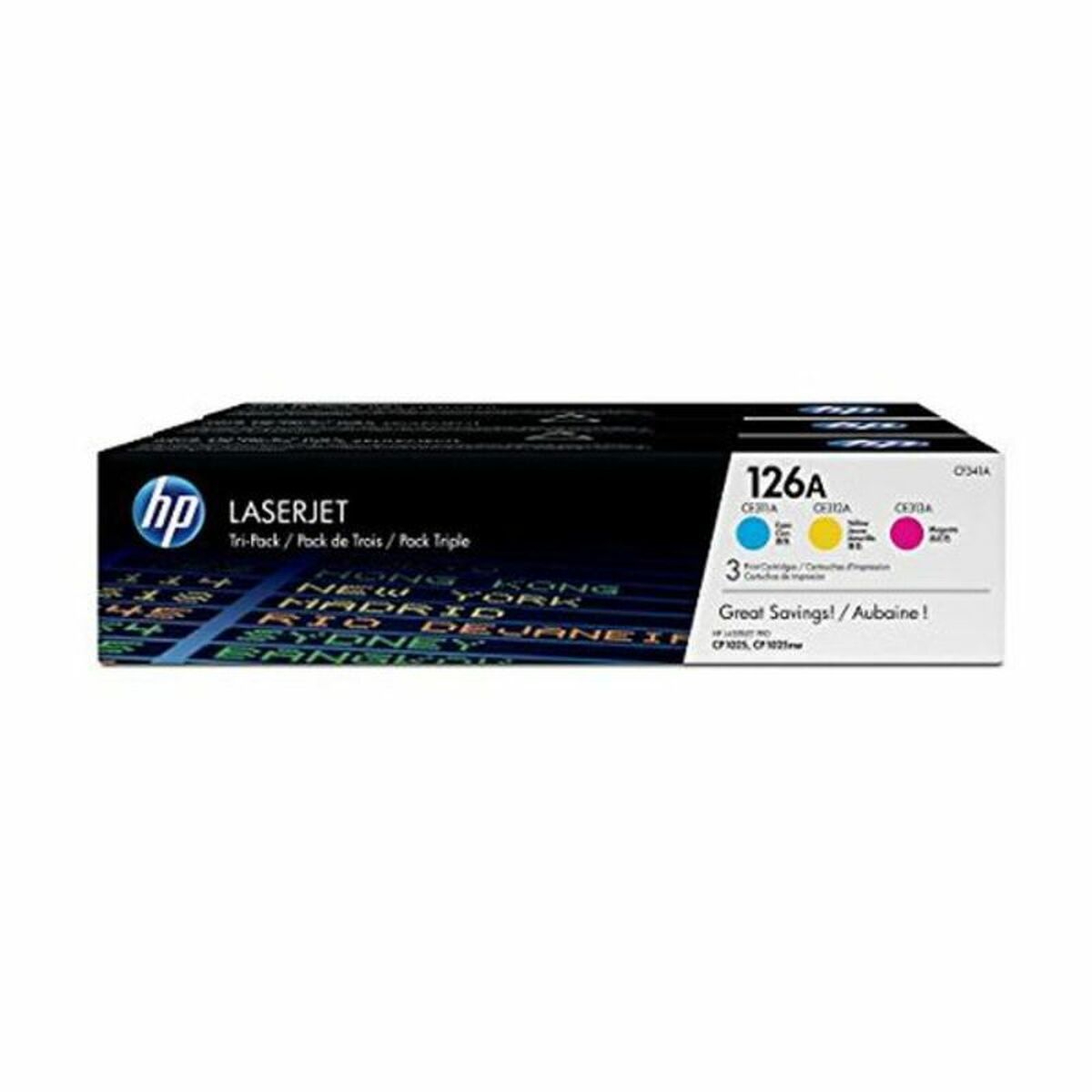 Toner HP CF341A Tricolour (3 Units)