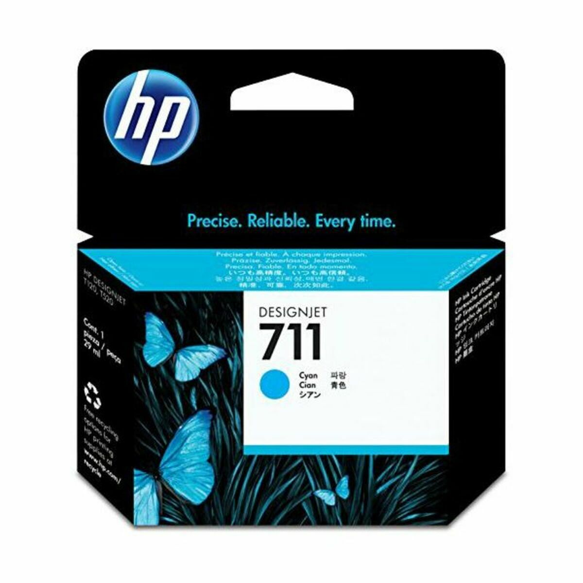 Original Ink Cartridge HP CZ130A Cyan