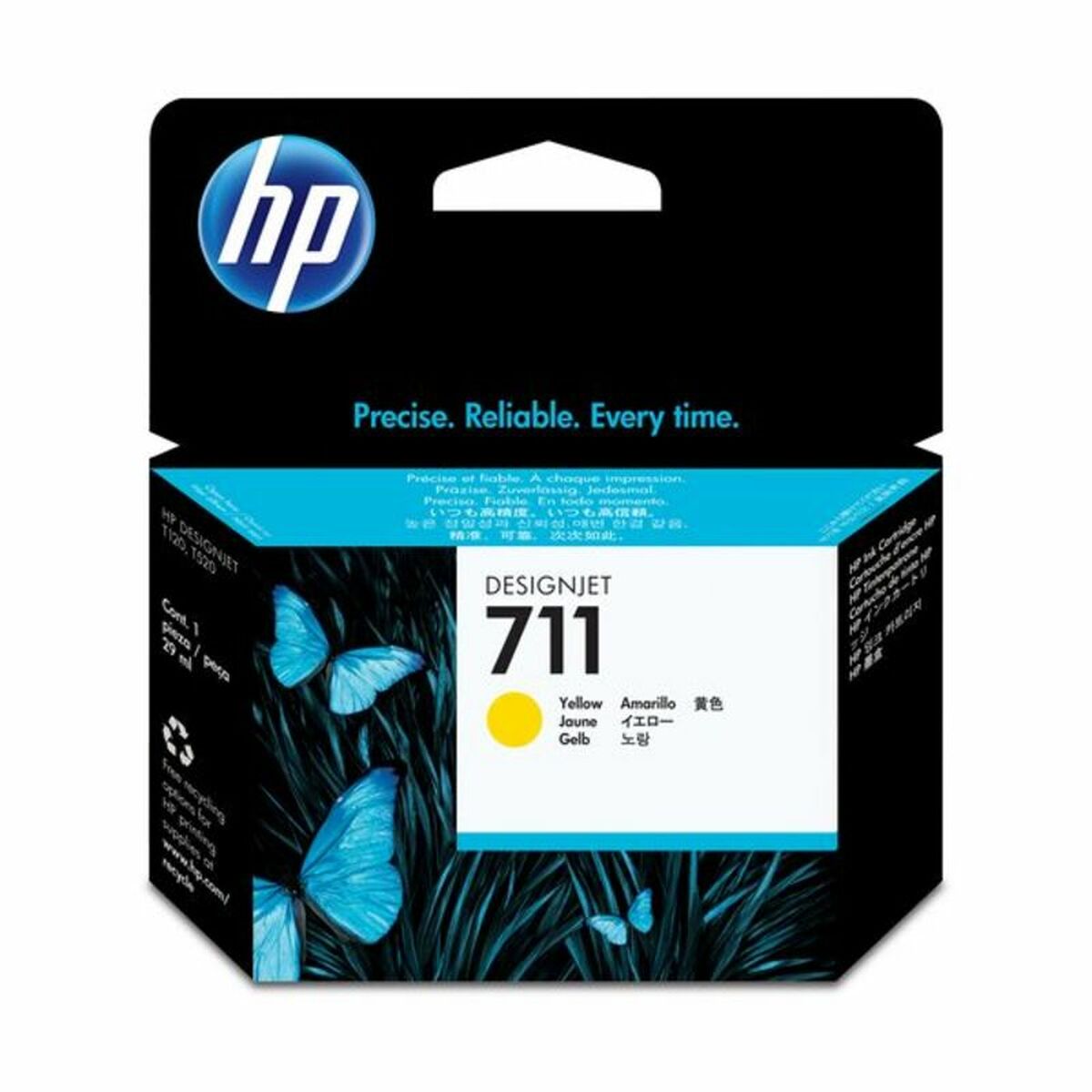 Original Ink Cartridge HP CZ132A Yellow
