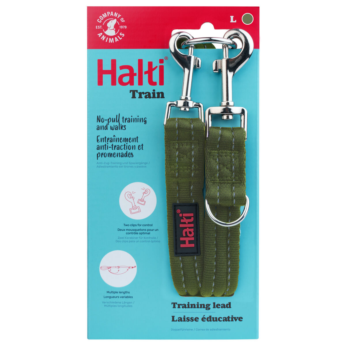 Tracking leash Company of Animals Green