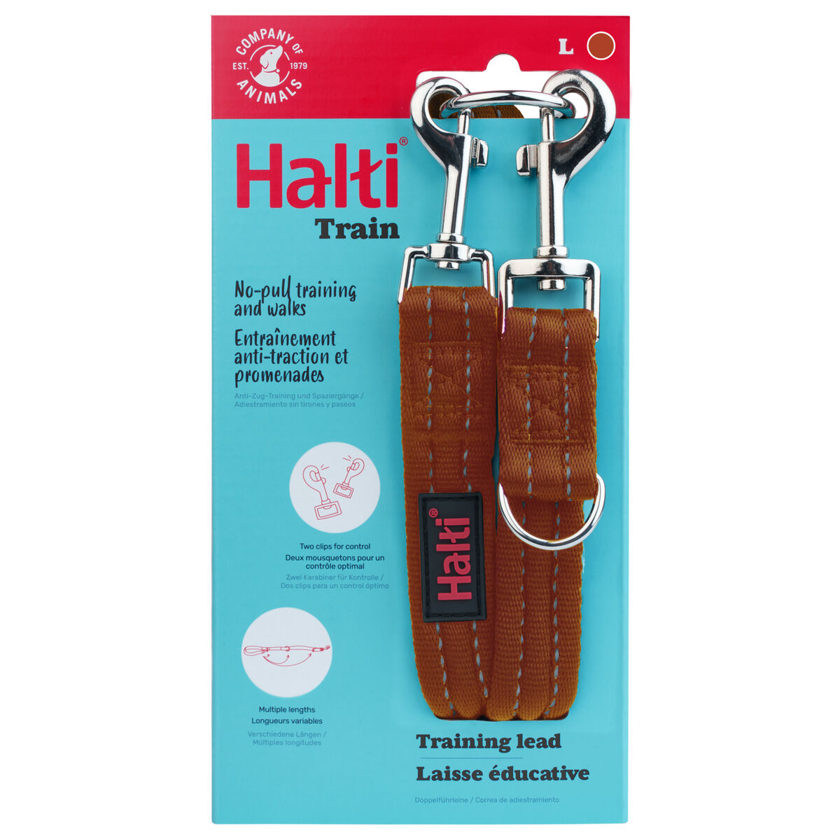 Tracking leash Company of Animals Orange