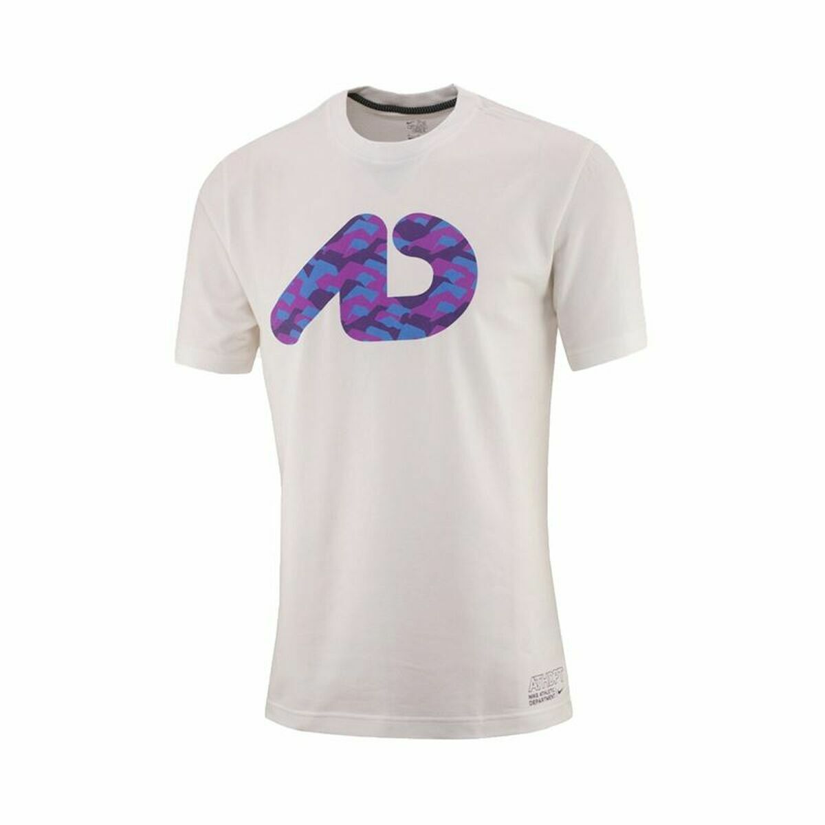 Menâs Short Sleeve T-Shirt Nike Hybrid ATH DPT White Menâs Short Sleeve T-Shirt Nike Hybrid ATH DPT White