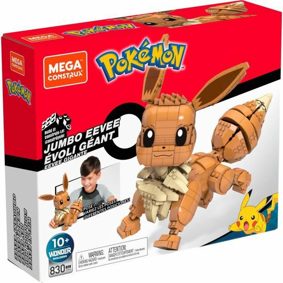 Construction set PokÃ©mon Pokemon Eevee Giant Multicolour