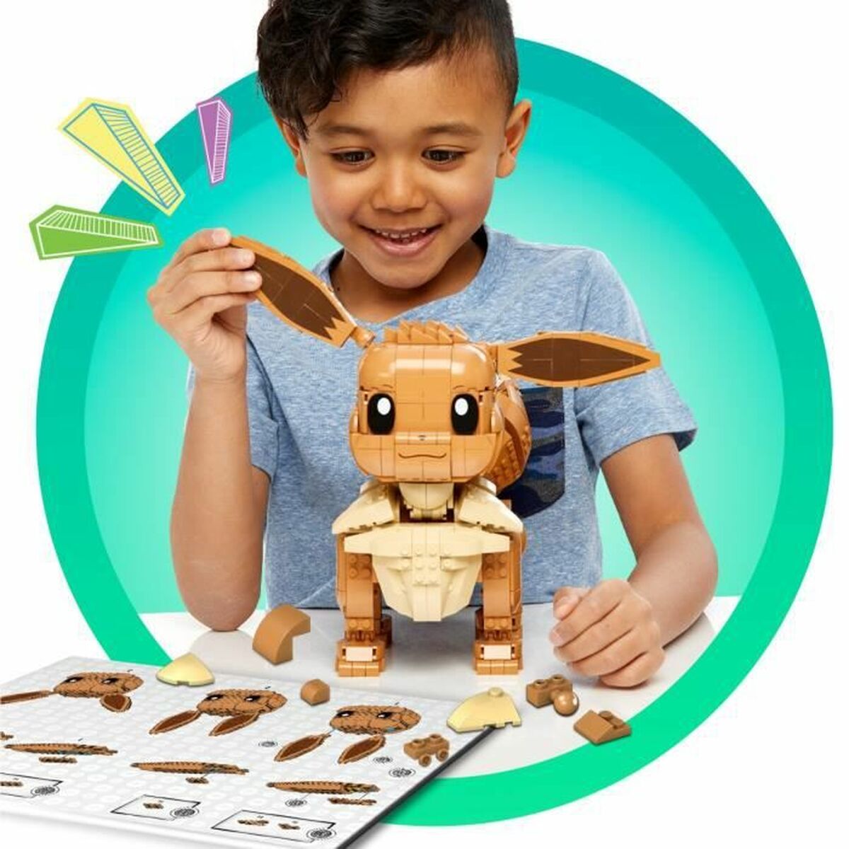Construction set PokÃ©mon Pokemon Eevee Giant Multicolour