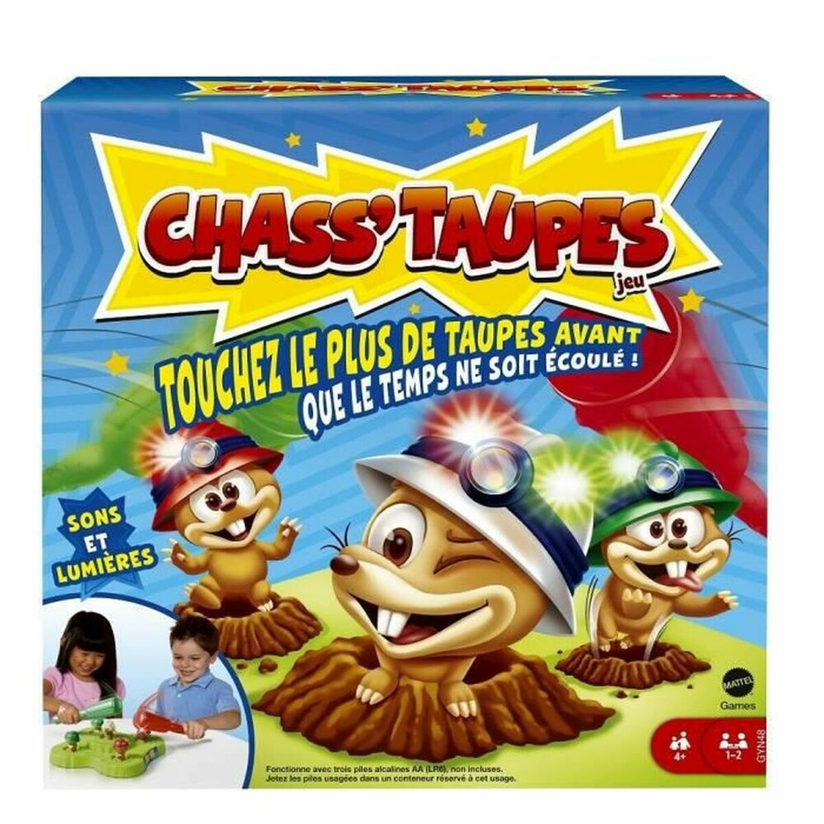 Board game Mattel CHASS’TAUPES (FR)