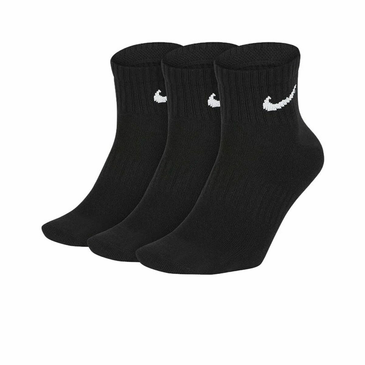 Sports Socks Nike U NK EVERYDAY LTWT ANKLE 3PR SX7677 010 Black
