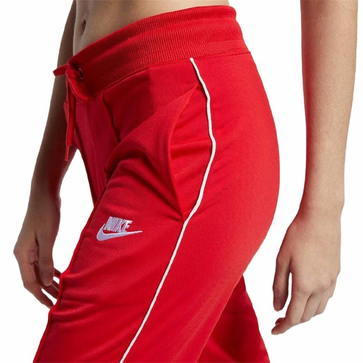 Adult’s Tracksuit Bottoms Nike Sportswear Heritage Lady Crimson Red