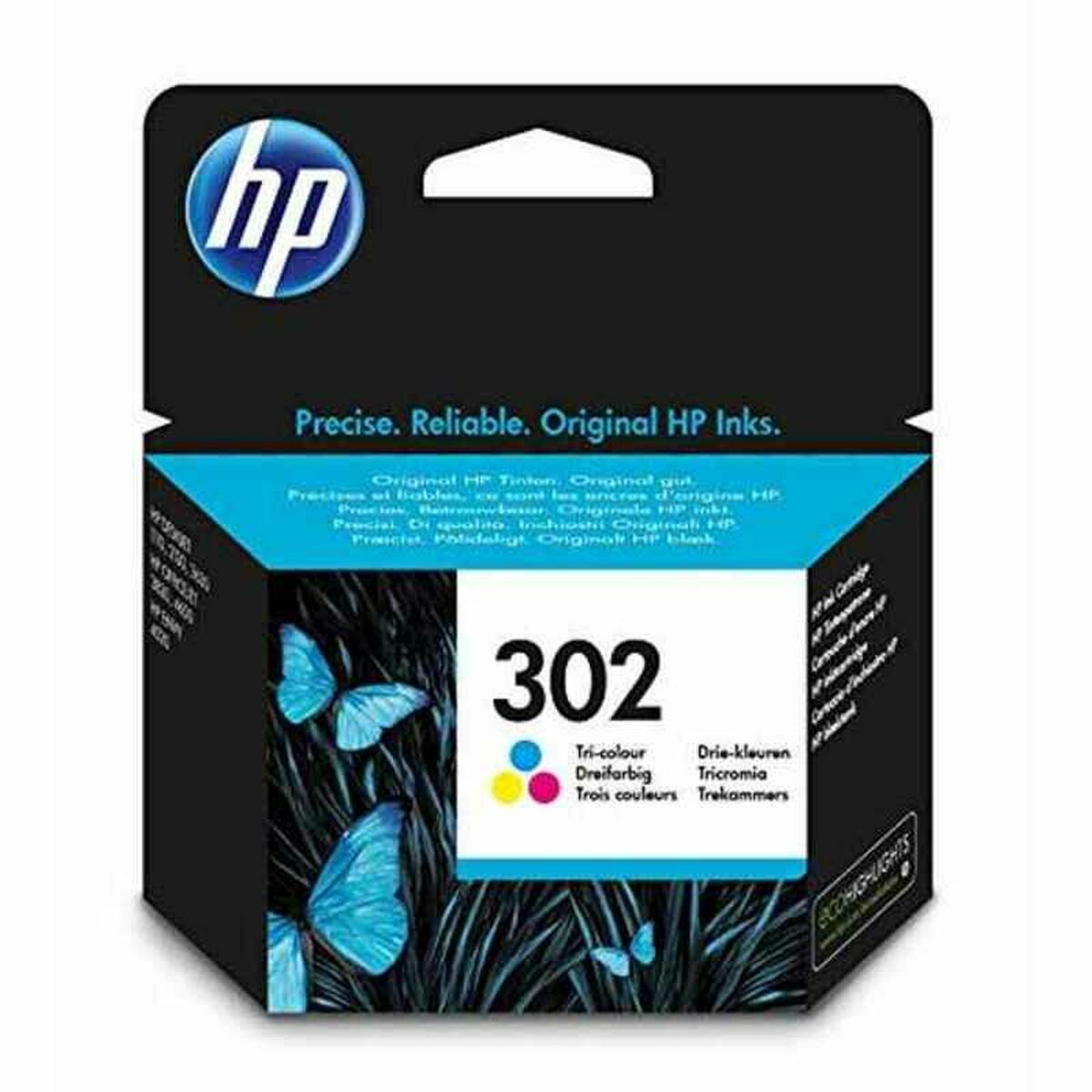 Original Ink Cartridge HP F6U65AE Tricolour Yellow Cyan Magenta Cyan/Magenta/Yellow Original Ink Cartridge HP F6U65AE Tricolour Yellow Cyan Magenta Cyan/Magenta/Yellow