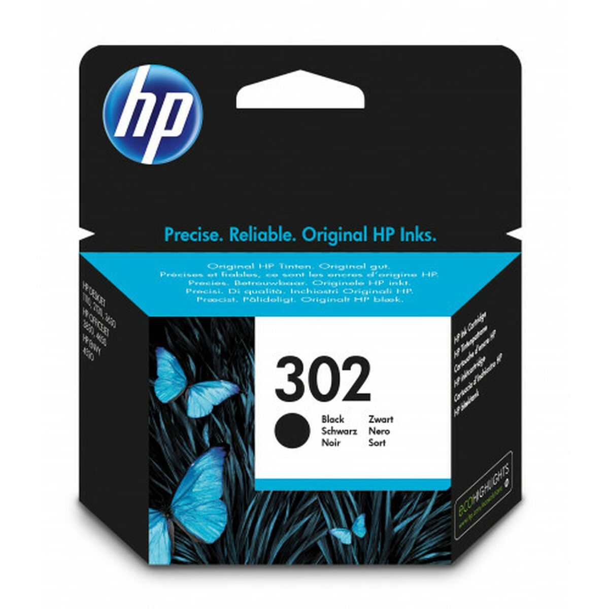 Original Ink Cartridge HP F6U66AE Black Original Ink Cartridge HP F6U66AE Black