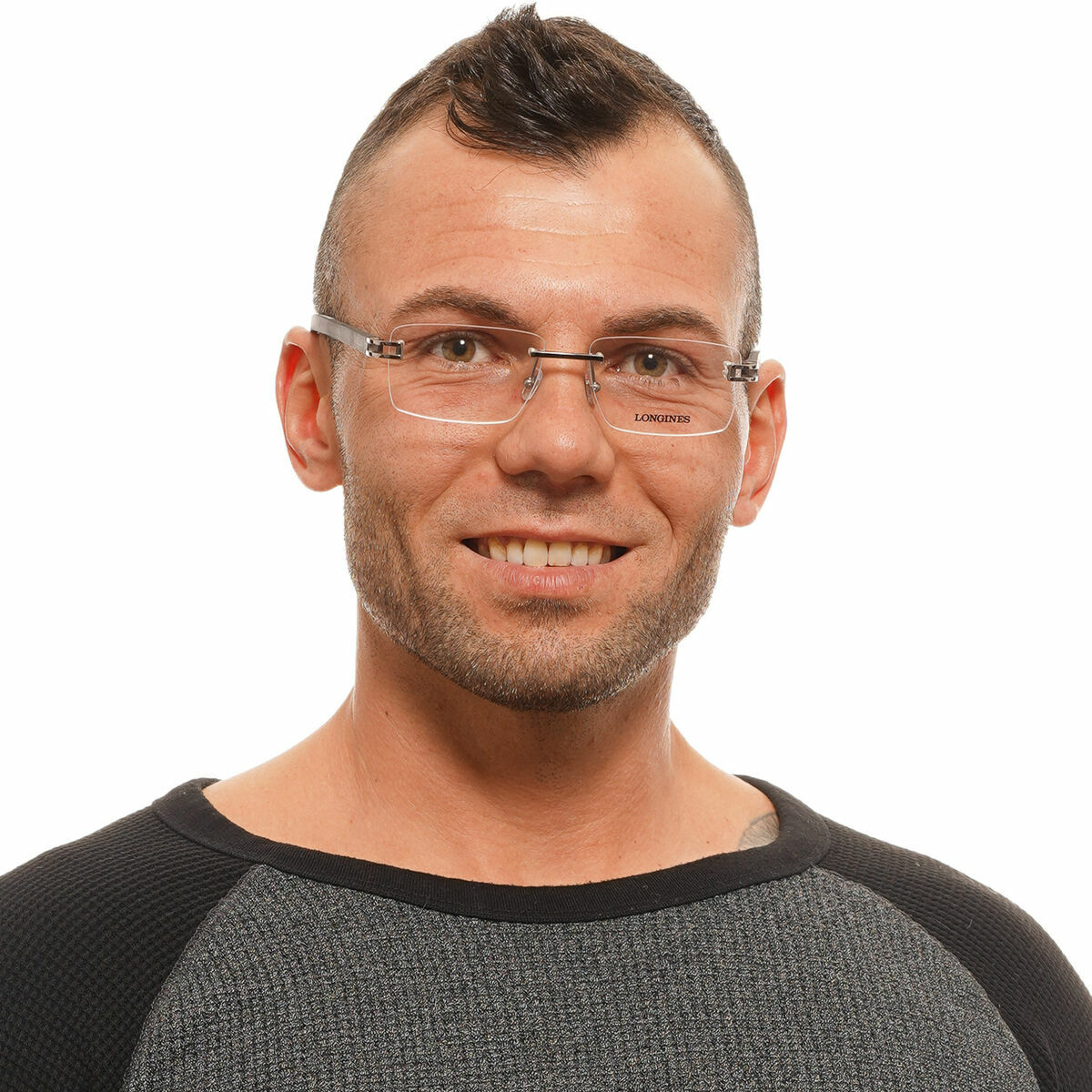 Men’ Spectacle frame Longines LG5006-H-55014 Grey  55 mm