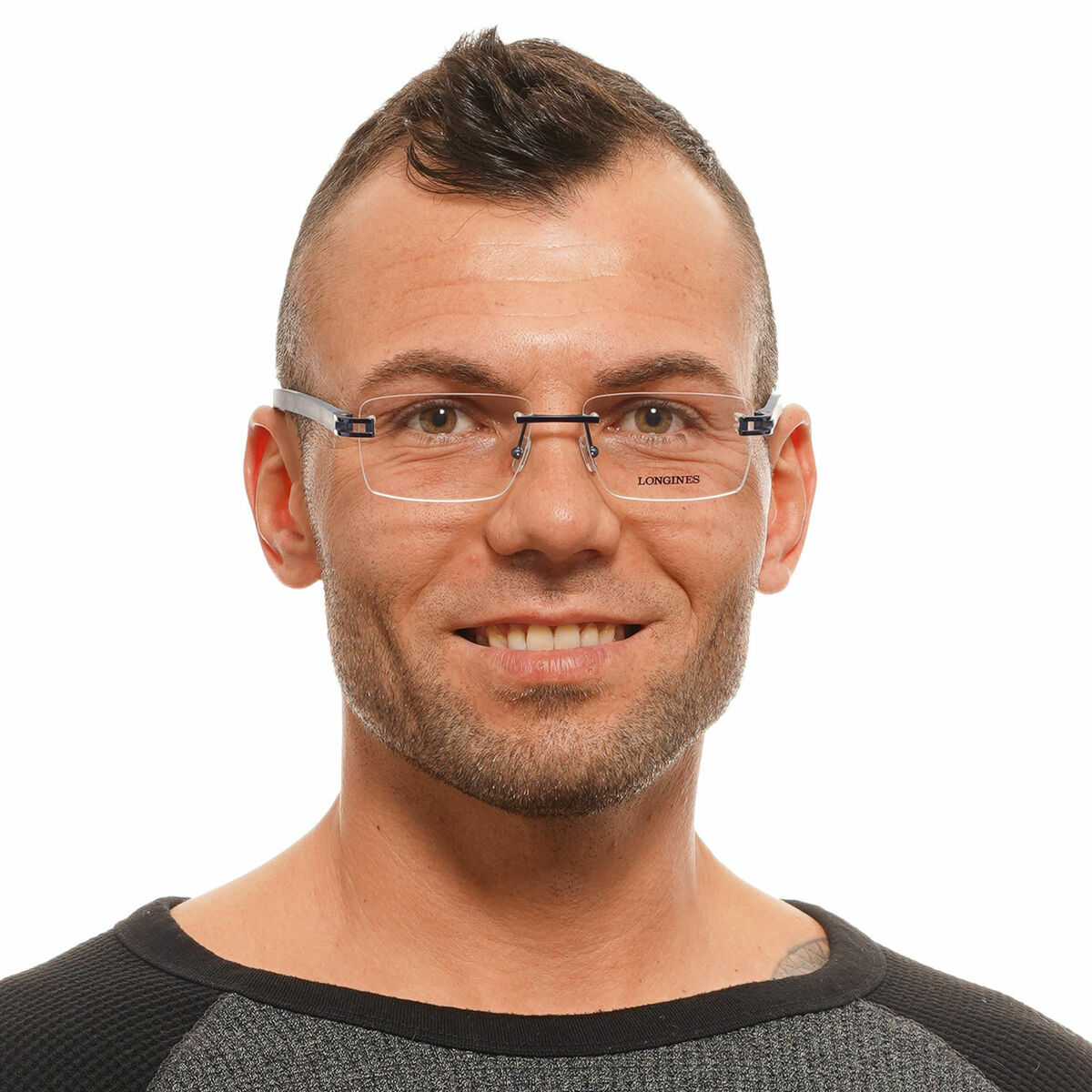 Men’ Spectacle frame Longines LG5006-H-55090 Blue  55 mm