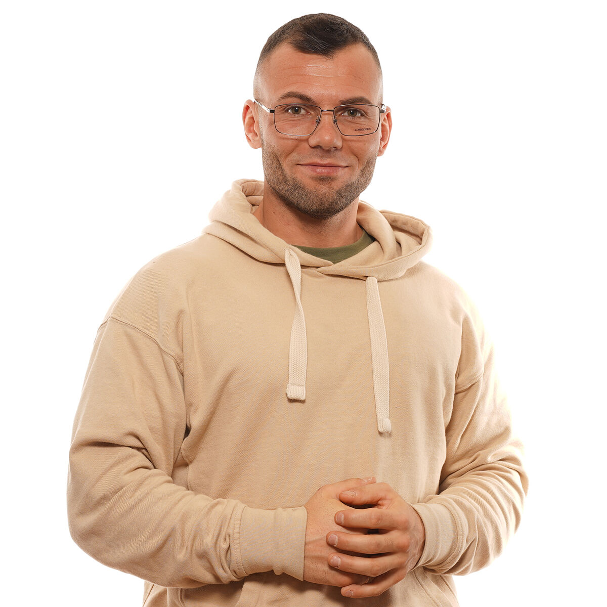 Men’ Spectacle frame Longines LG5017-H-57008 Grey  57 mm