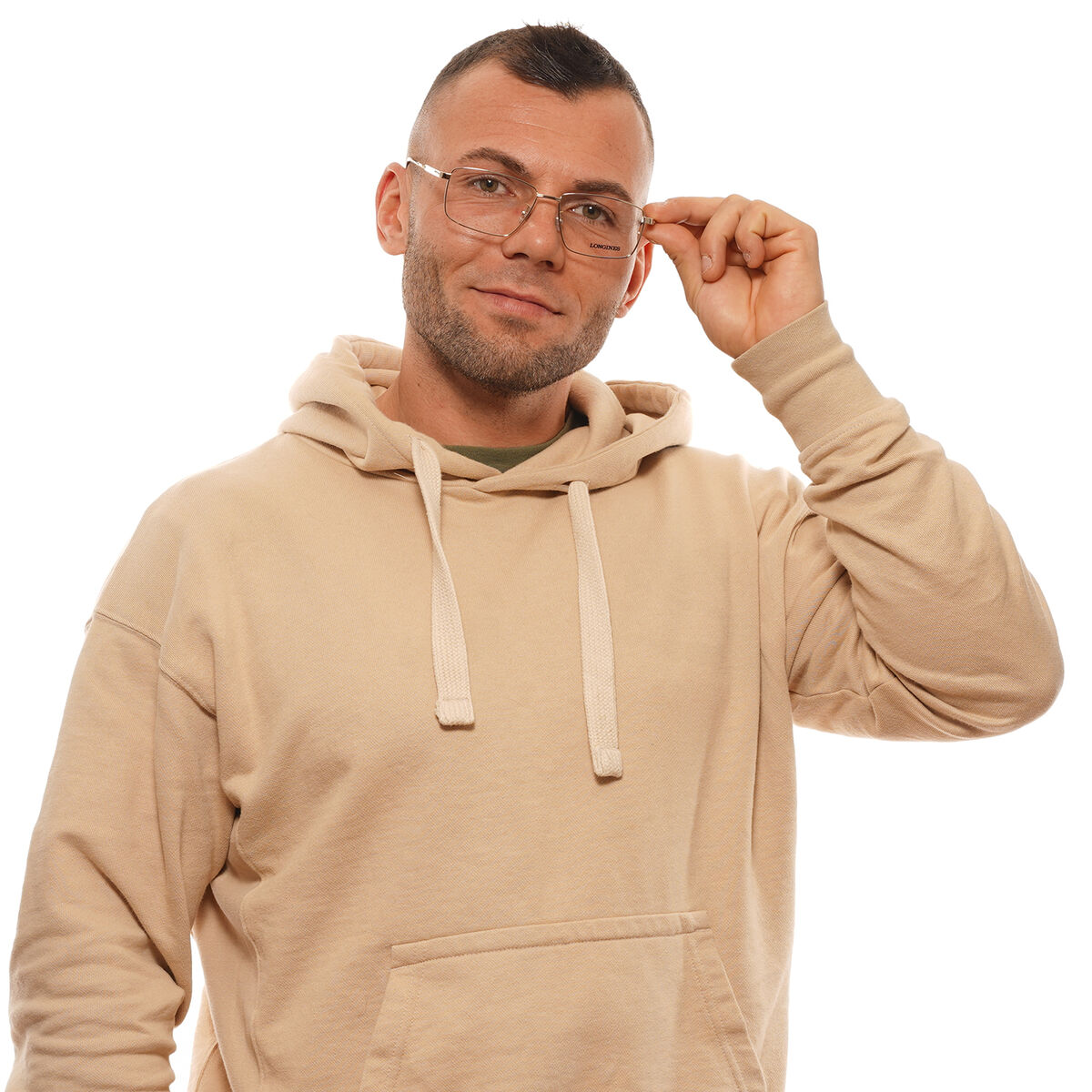 Men’ Spectacle frame Longines LG5017-H-57032 Golden  57 mm