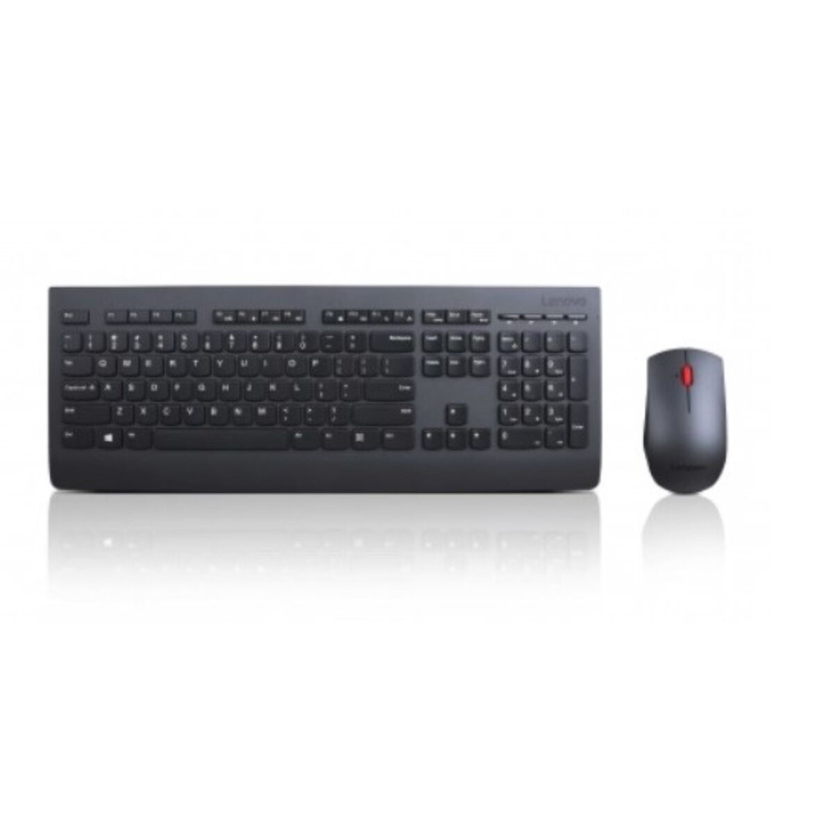 Keyboard and Wireless Mouse Lenovo 4X30H56823 Black Spanish Qwerty Keyboard and Wireless Mouse Lenovo 4X30H56823 Black Spanish Qwerty