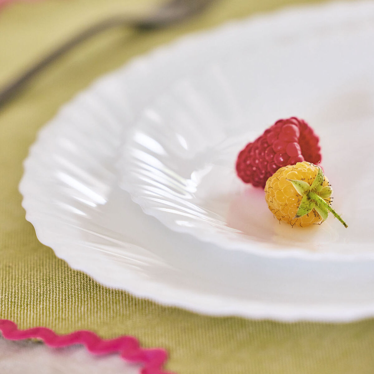 Tableware Luminarc Feston White Glass 18 Pieces