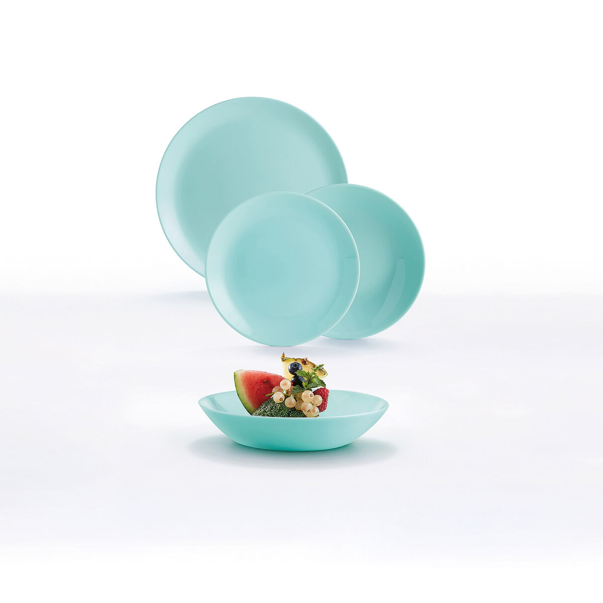 Tableware Luminarc Diwali Turquesa Turquoise Glass 18 Pieces