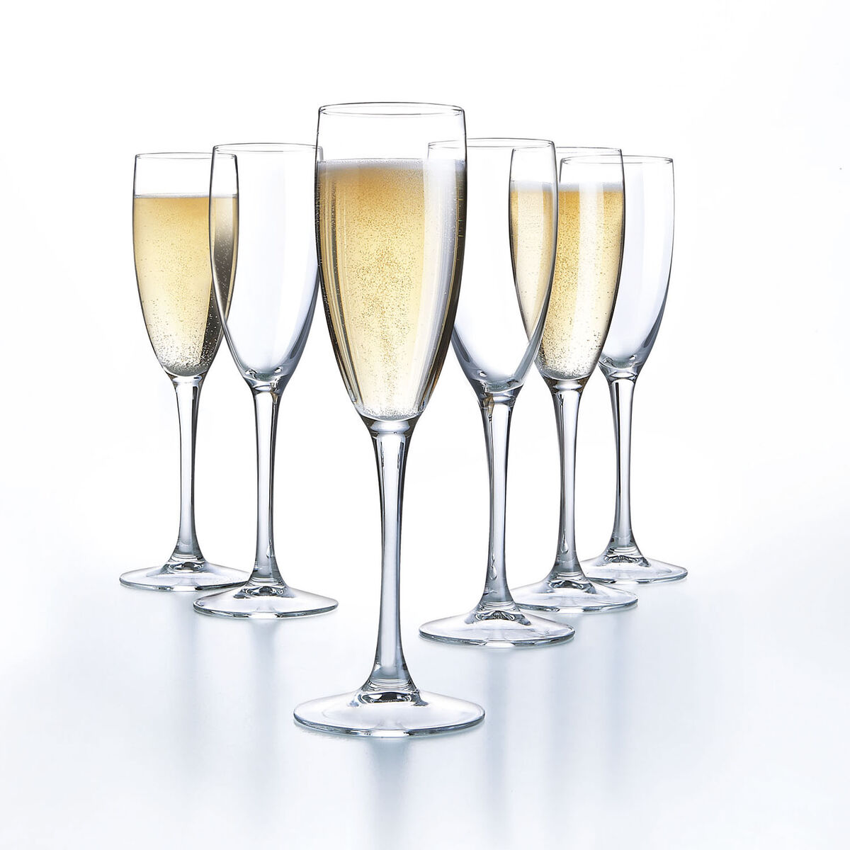 Champagne glass Arcoroc Vina Transparent Glass 190 ml (6 Units)