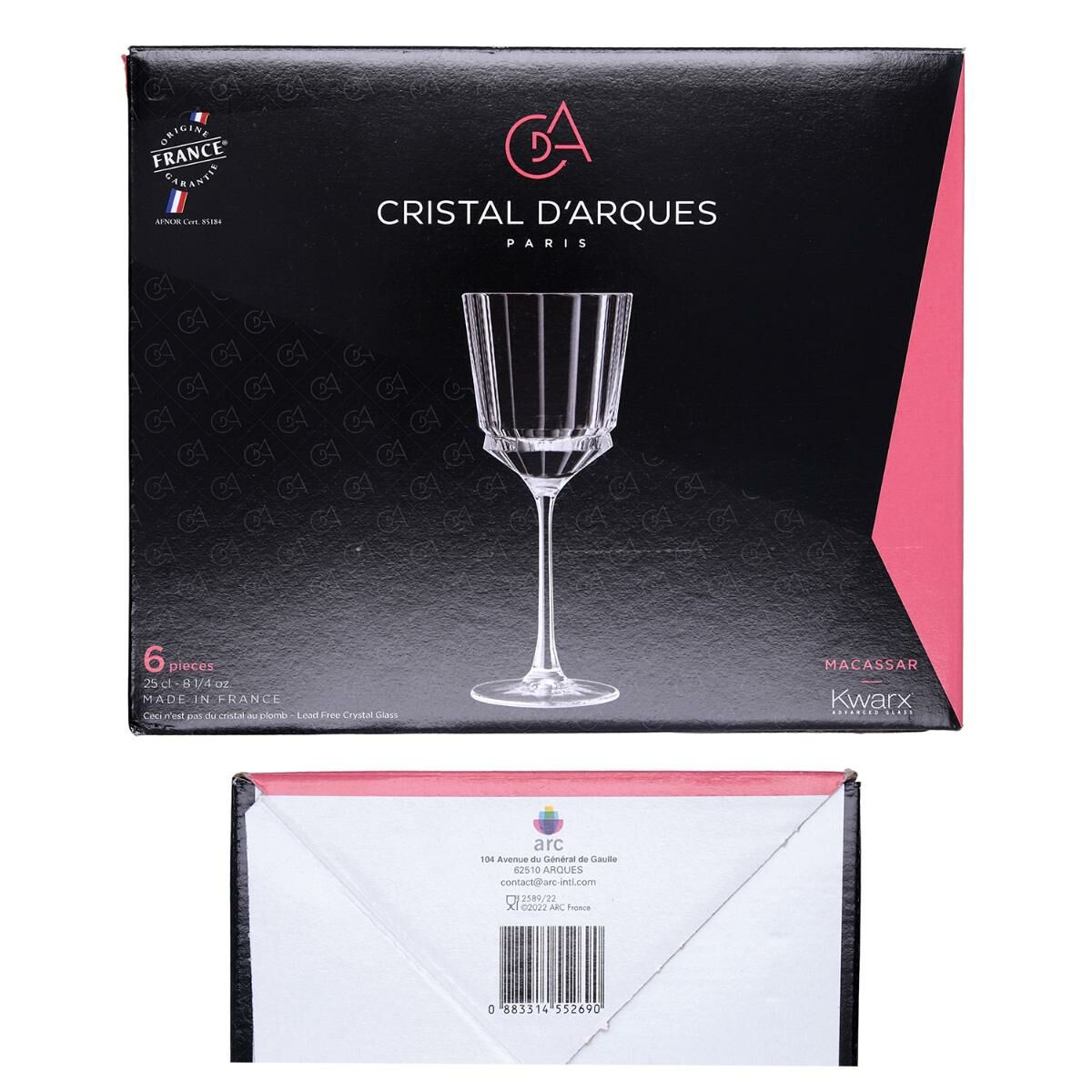 Wine glass set CDA Rendez-vous Transparent Glass 350 ml 6 Pieces