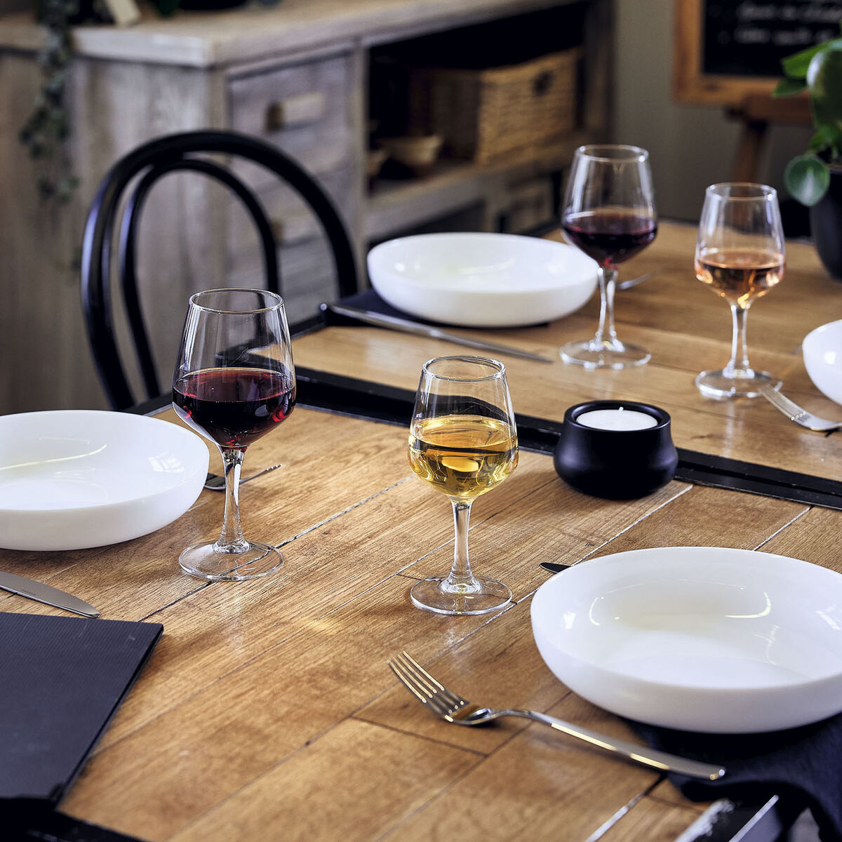 Wine glass set Arcoroc Silhouette Transparent Glass 190 ml Wine (6 Units)
