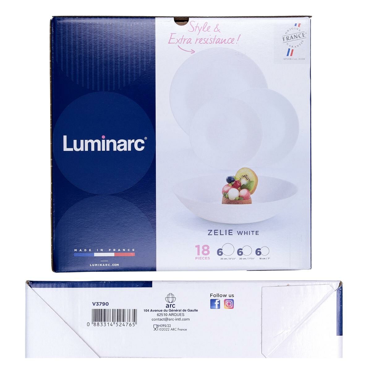 Dinnerware Set Luminarc Diwali Paradise Green Glass 12 Pieces