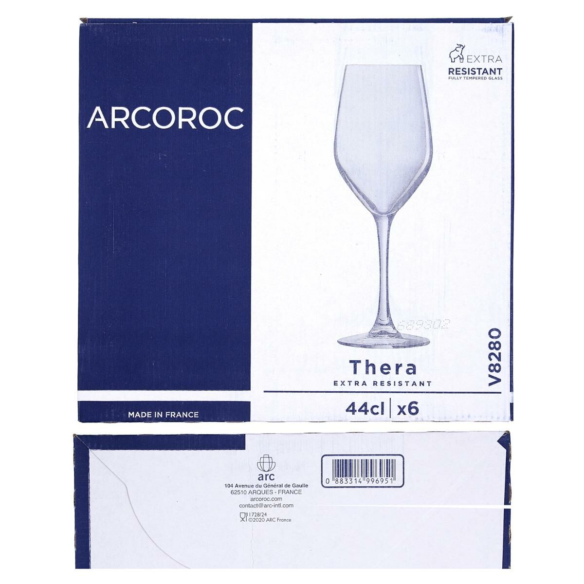 Ice Cream and Milk Shake Glass Arcoroc Versatile Transparent Glass 40 ml (6 Units)